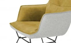 KOINOR Kufenstuhl mit Leder Bexx | Safran (Gelb) / Hellgrau Ja -Stuhle Geschaft 15302865 9 202111242310