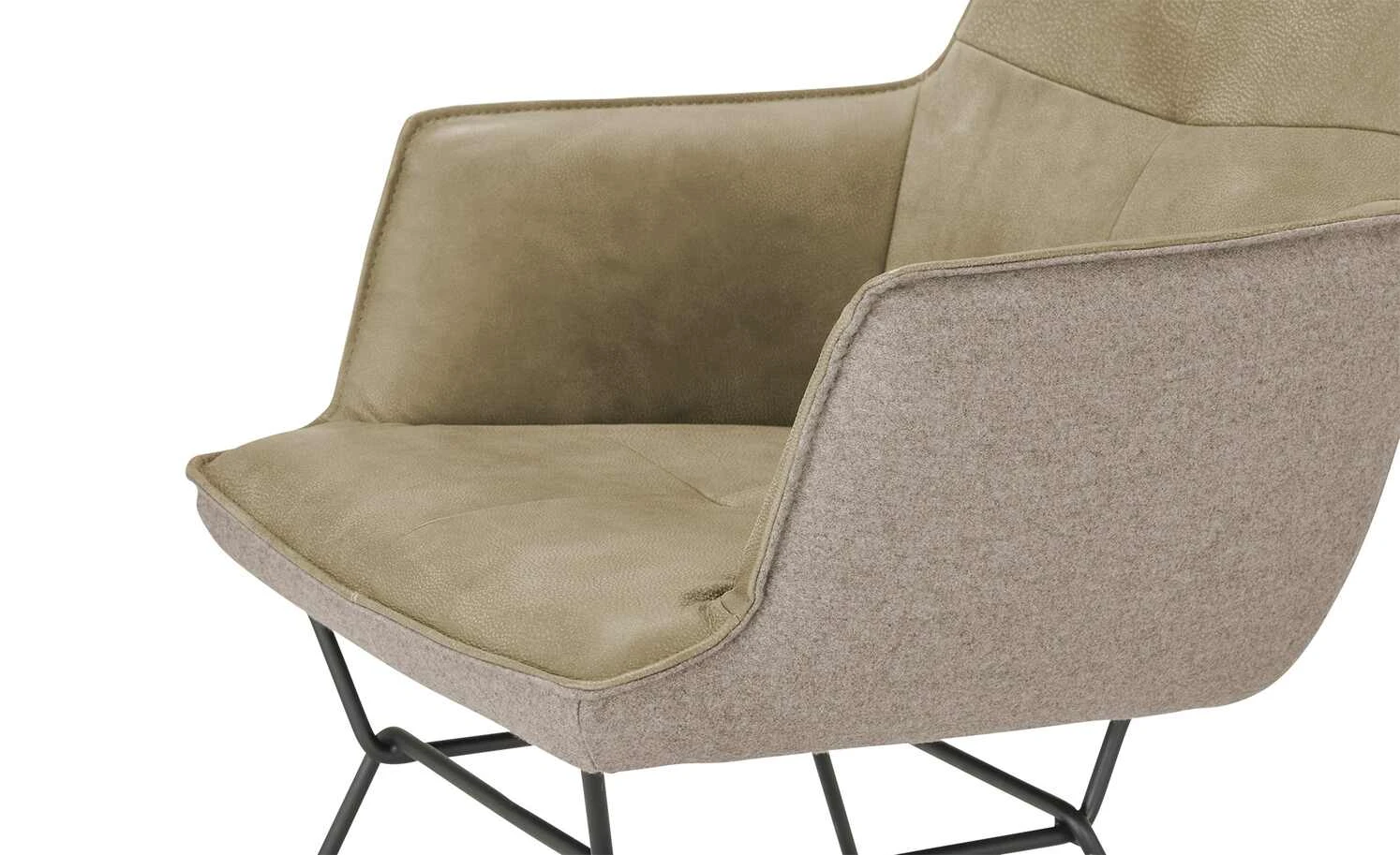 KOINOR Kufenstuhl mit Leder Bexx | Jade (Beige) / Braun Ja 7 KOINOR Kufenstuhl mit Leder Bexx | Jade (Beige) / Braun Ja – Bild 5