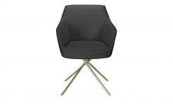 KOINOR Armlehnstuhl Dining System 1 | Nero (Schwarz) / Kontrastnaht Grau -Stuhle Geschaft 15303000 5 202110271257