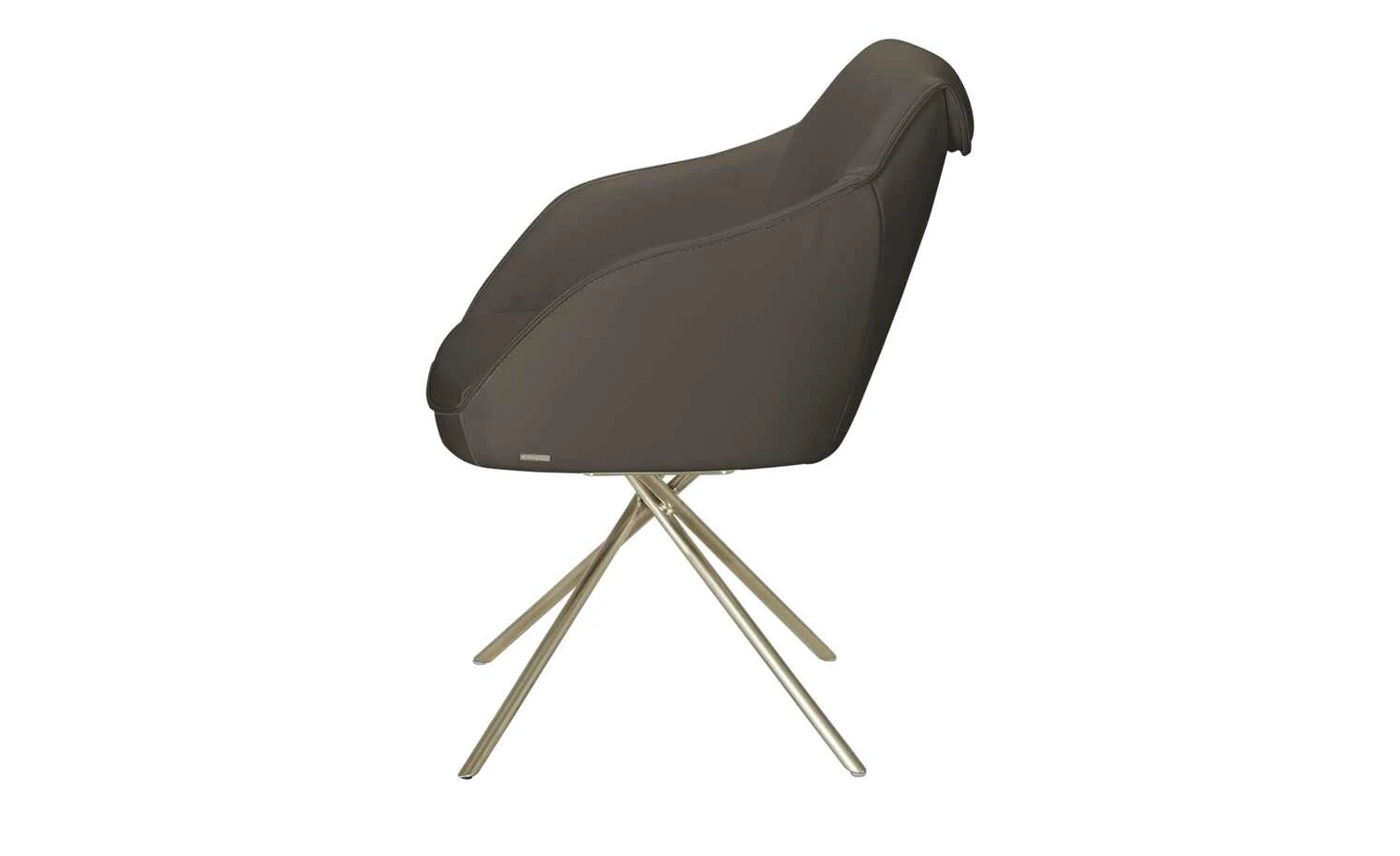 KOINOR Armlehnstuhl Dining System 1 | Carbone (Grau-Braun) / Kontrastnaht Beige 8 KOINOR Armlehnstuhl Dining System 1 | Carbone (Grau-Braun) / Kontrastnaht Beige – Bild 6