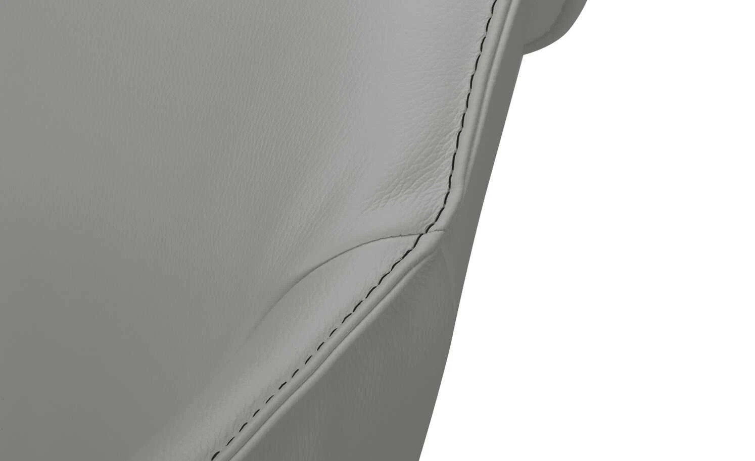 KOINOR Armlehnstuhl Dining System 1 | Silver (Hellgrau) / Kontrastnaht Schwarz 13 KOINOR Armlehnstuhl Dining System 1 | Silver (Hellgrau) / Kontrastnaht Schwarz – Bild 11