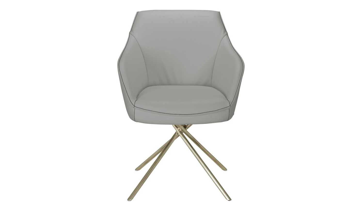 KOINOR Armlehnstuhl Dining System 1 | Silver (Hellgrau) / Kontrastnaht Schwarz 8 KOINOR Armlehnstuhl Dining System 1 | Silver (Hellgrau) / Kontrastnaht Schwarz – Bild 6