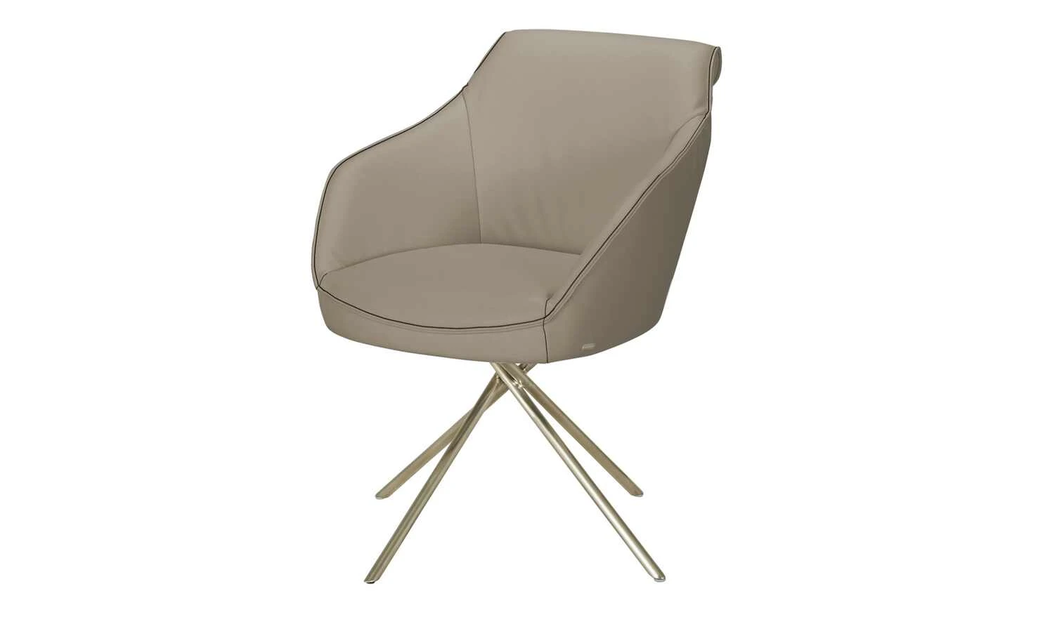 KOINOR Armlehnstuhl Dining System 1 | Nebbia (Taupe) / Kontrastnaht Dunkelbraun 13 KOINOR Armlehnstuhl Dining System 1 | Nebbia (Taupe) / Kontrastnaht Dunkelbraun – Bild 11