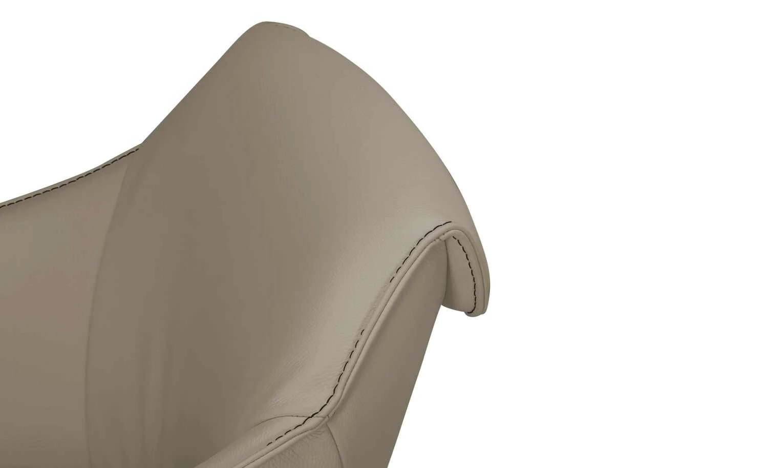 KOINOR Armlehnstuhl Dining System 1 | Nebbia (Taupe) / Kontrastnaht Dunkelbraun 5 KOINOR Armlehnstuhl Dining System 1 | Nebbia (Taupe) / Kontrastnaht Dunkelbraun – Bild 3