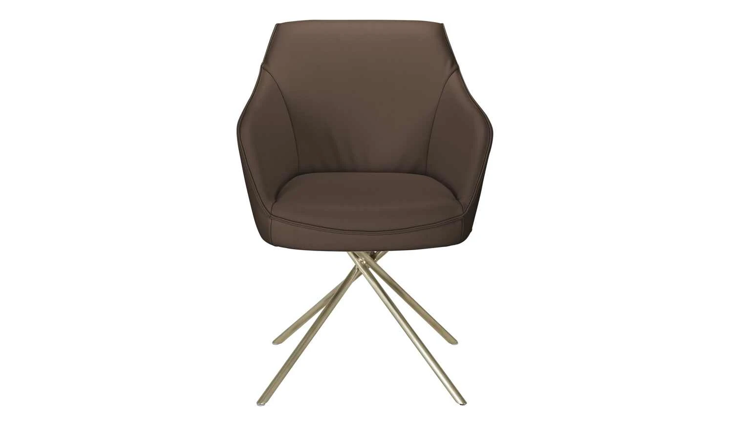 KOINOR Armlehnstuhl Dining System 1 | Bruna (Braun) / Kontrastnaht Schwarz 9 KOINOR Armlehnstuhl Dining System 1 | Bruna (Braun) / Kontrastnaht Schwarz – Bild 7