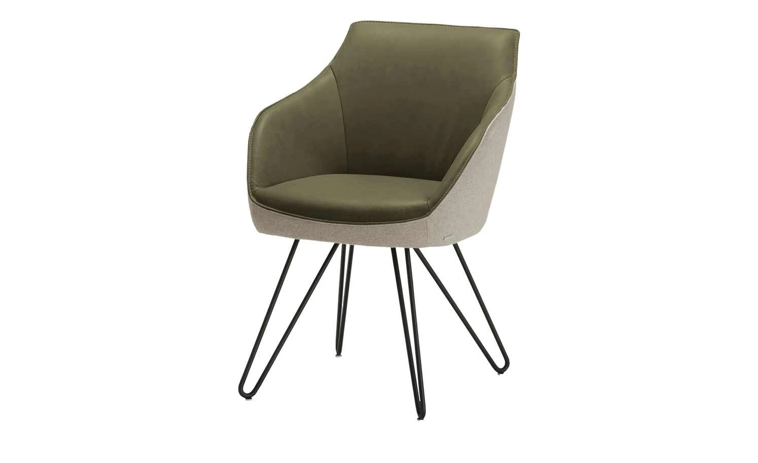 KOINOR Armlehnstuhl Dining System 4 | Verde (Dunkelgrün) / Beige / Kontrastnaht Beige 4 KOINOR Armlehnstuhl Dining System 4 | Verde (Dunkelgrün) / Beige / Kontrastnaht Beige – Bild 2