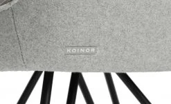 KOINOR Armlehnstuhl Dining System 4 | Asphalt (Hellgrau) / Hellgrau / Kontrastnaht Schwarz -Stuhle Geschaft 15303139 10 202111251235