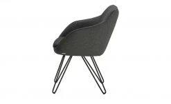 KOINOR Armlehnstuhl Dining System 4 | Omega (Dunkelgrau) / Dunkelgrau / Kontrastnaht Hellgrau -Stuhle Geschaft 15303140 10 202111251235