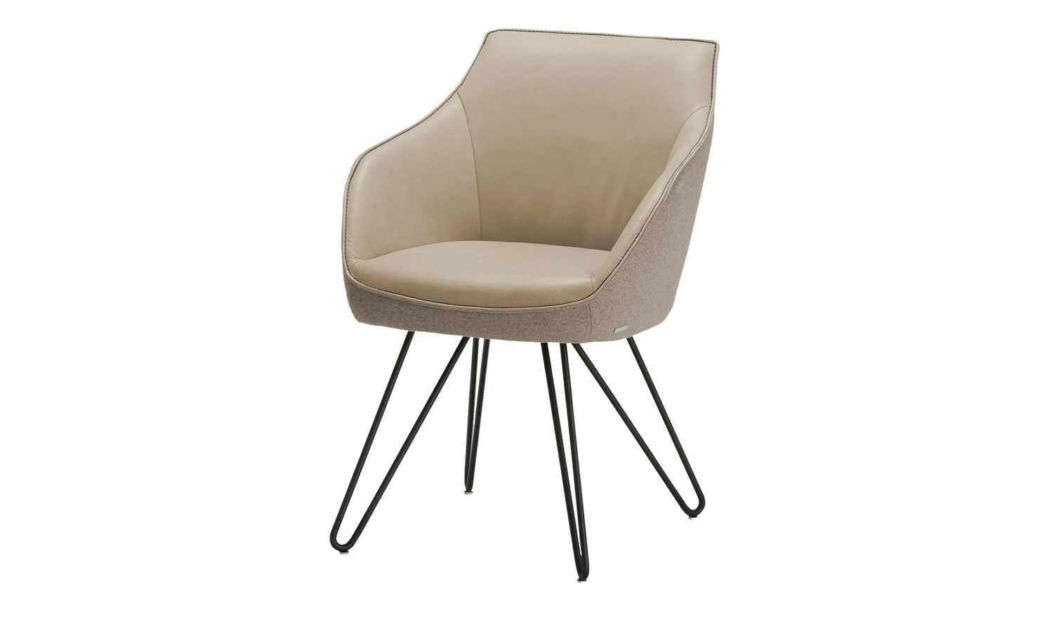 KOINOR Armlehnstuhl Dining System 4 | Jade (Beige) / Braun / Kontrastnaht Dunkelbraun 4 KOINOR Armlehnstuhl Dining System 4 | Jade (Beige) / Braun / Kontrastnaht Dunkelbraun – Bild 2