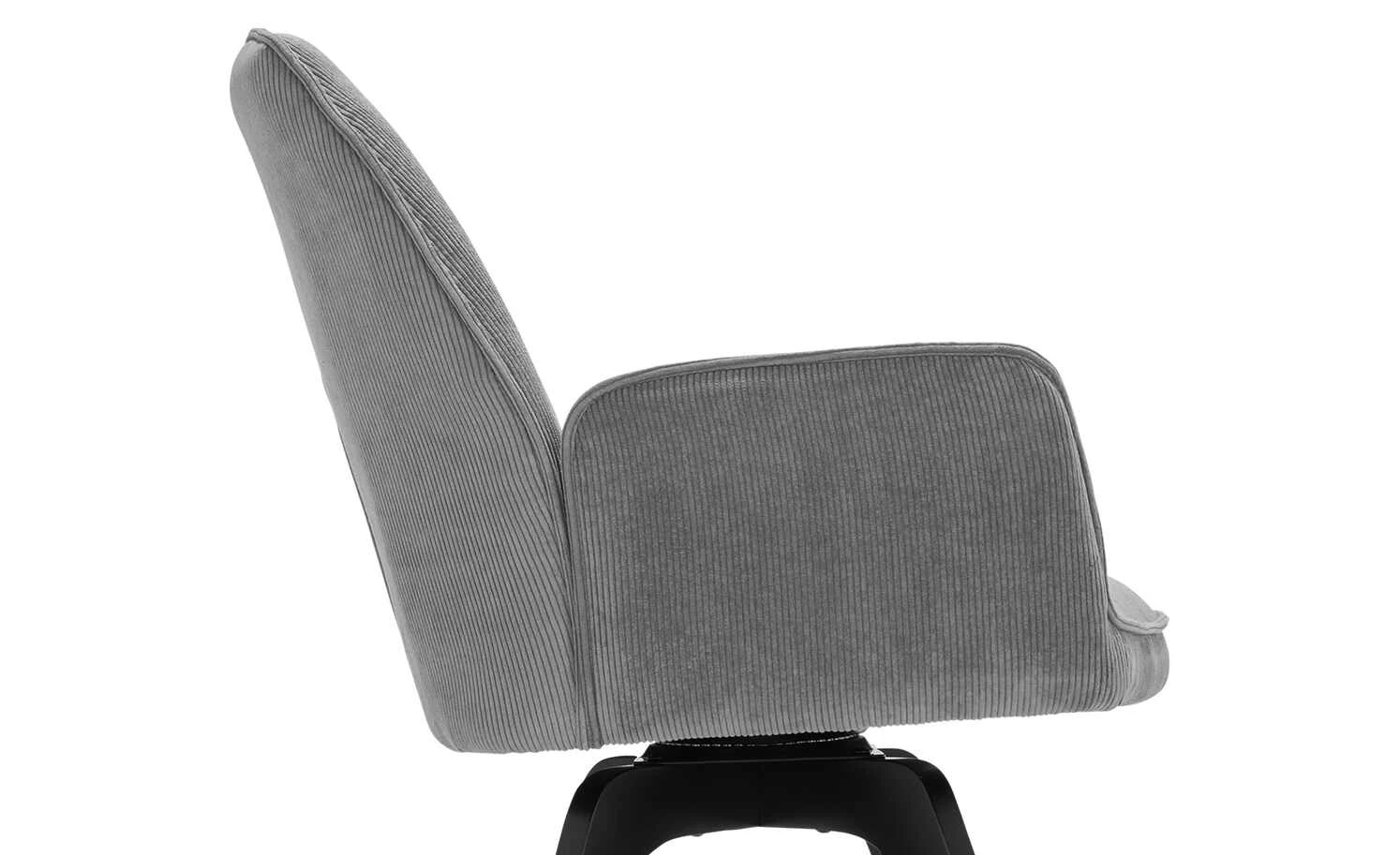 uno Armlehnstuhl drehbar Lotte | Grau 10 uno Armlehnstuhl drehbar Lotte | Grau – Bild 8