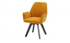 uno Armlehnstuhl drehbar Lotte | Curry (Gelb)