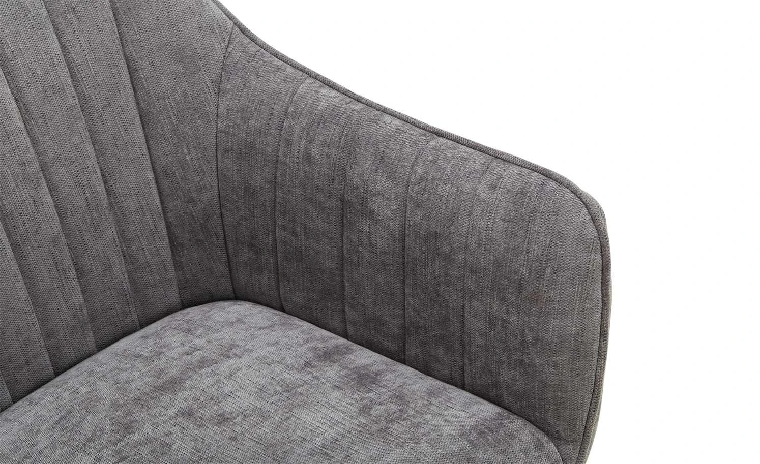 Schalen-Polsterstuhl drehbar Nairobi | Grau 13 Schalen-Polsterstuhl drehbar Nairobi | Grau – Bild 11