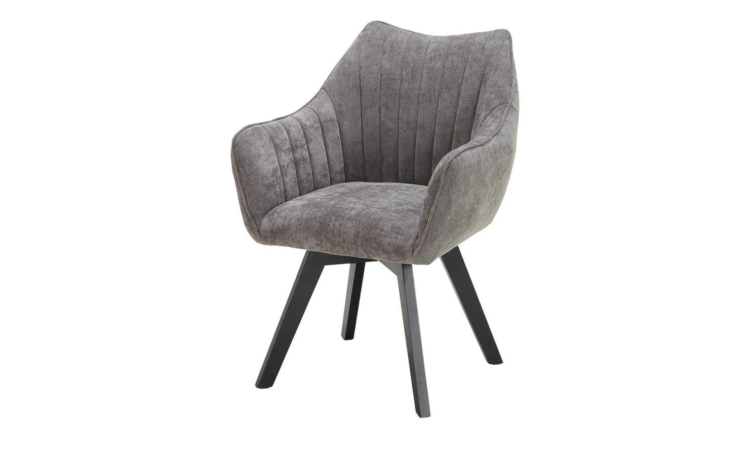 Schalen-Polsterstuhl drehbar Nairobi | Grau 3 Schalen-Polsterstuhl drehbar Nairobi | Grau