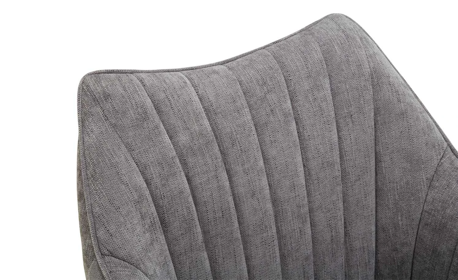 Schalen-Polsterstuhl drehbar Nairobi | Grau 12 Schalen-Polsterstuhl drehbar Nairobi | Grau – Bild 10