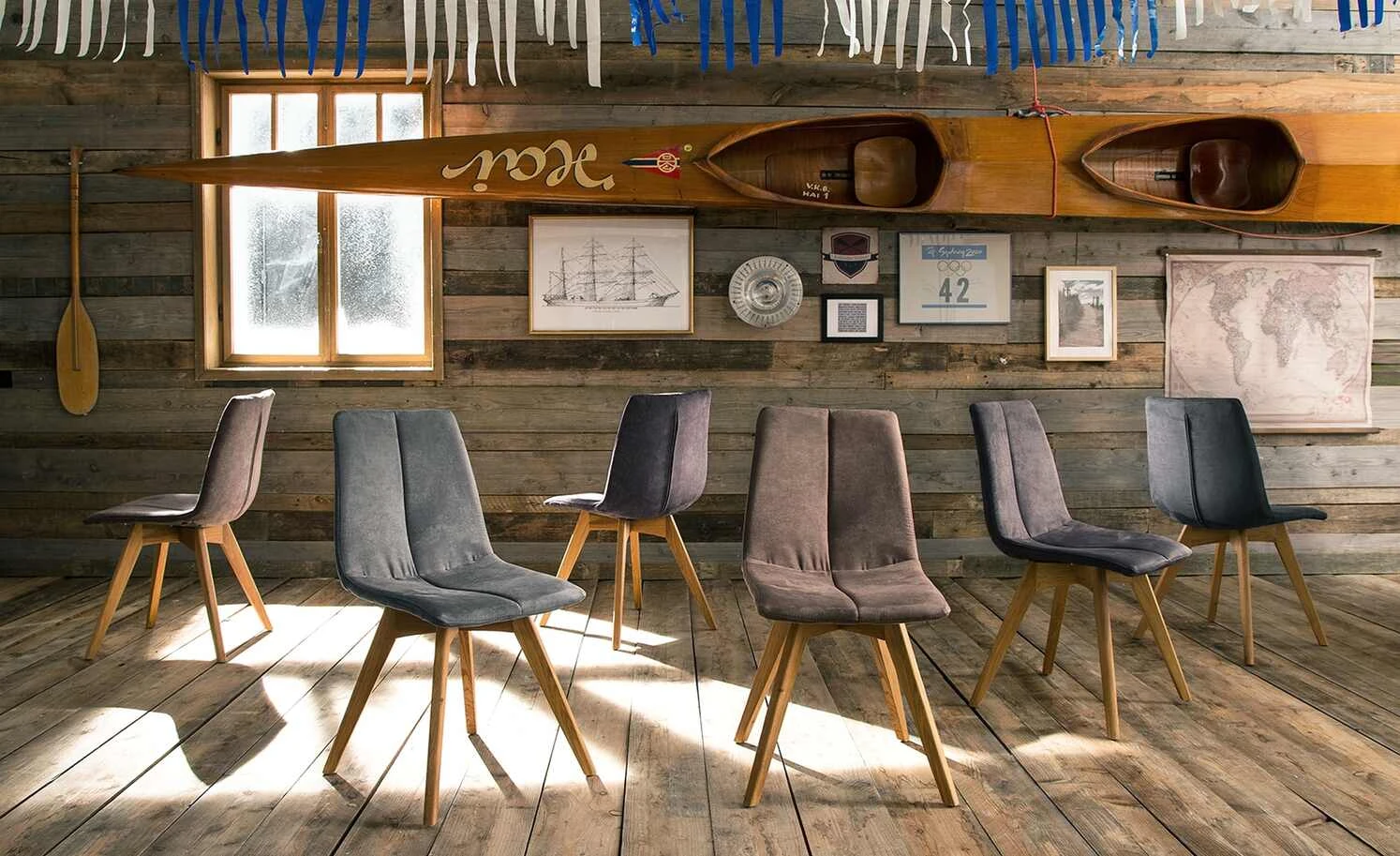 Woodford Polsterstuhl, 2er-Set Marven | Grau Eiche 3 Woodford Polsterstuhl, 2er-Set Marven | Grau Eiche