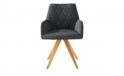 Woodford Polsterstuhl mit Armlehne Bristol | Schwarz Eiche Ja -Stuhle Geschaft 15303889 3 202203211234