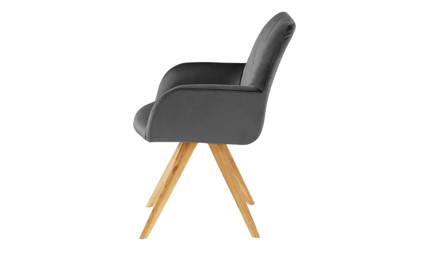 Woodford Polsterstuhl mit Armlehne Bristol | Grau Eiche Ja 8 Woodford Polsterstuhl mit Armlehne Bristol | Grau Eiche Ja – Bild 6