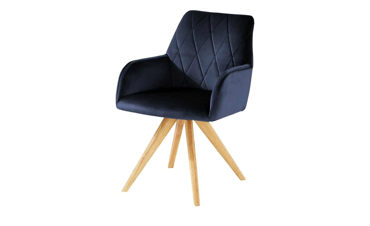 Woodford Polsterstuhl mit Armlehne Bristol | Blau Eiche Ja 3 Woodford Polsterstuhl mit Armlehne Bristol | Blau Eiche Ja