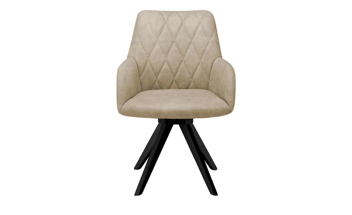 Woodford Polsterstuhl mit Armlehne Bristol | Sand (Beige) Schwarz Ja 6 Woodford Polsterstuhl mit Armlehne Bristol | Sand (Beige) Schwarz Ja – Bild 4