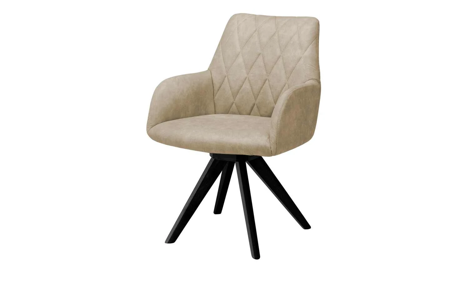 Woodford Polsterstuhl mit Armlehne Bristol | Sand (Beige) Schwarz Ja 3 Woodford Polsterstuhl mit Armlehne Bristol | Sand (Beige) Schwarz Ja