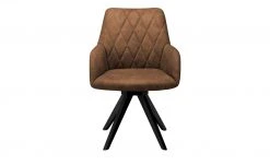 Woodford Polsterstuhl mit Armlehne Bristol | Cognac (Braun) Schwarz Ja -Stuhle Geschaft 15303897 5 202203211234