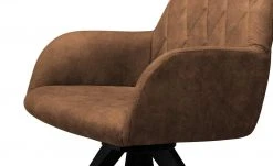 Woodford Polsterstuhl mit Armlehne Bristol | Cognac (Braun) Schwarz Ja -Stuhle Geschaft 15303897 8 202203211234