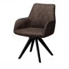 Woodford Polsterstuhl mit Armlehne Bristol | Braun (Dunkelbraun) Schwarz Ja -Stuhle Geschaft 15303898 4 202203211234