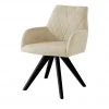 Woodford Polsterstuhl mit Armlehne Bristol | Creme Schwarz Ja -Stuhle Geschaft 15303900 1 202203211234