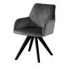 Woodford Polsterstuhl mit Armlehne Bristol | Grau Schwarz Ja -Stuhle Geschaft 15303906 4 202203211234