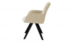 Woodford Polsterstuhl mit Armlehne Bristol | Creme Schwarz Nein -Stuhle Geschaft 15303926 7 202203211234