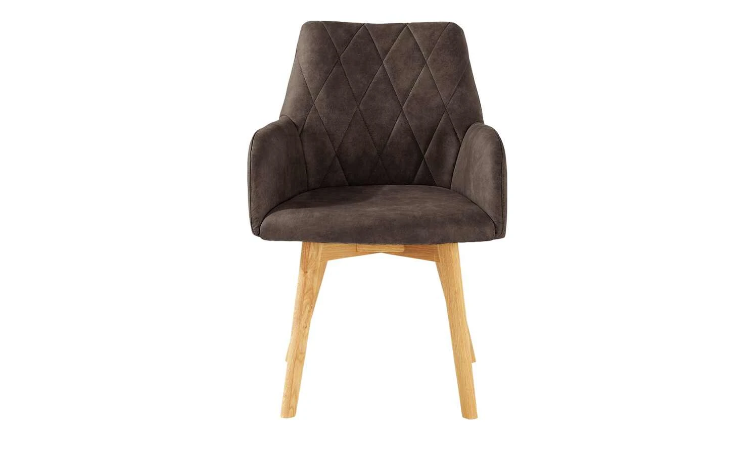Woodford Polsterstuhl mit Armlehne Bristol | Braun (Dunkelbraun) Eiche 5 Woodford Polsterstuhl mit Armlehne Bristol | Braun (Dunkelbraun) Eiche – Bild 3