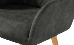 Woodford Polsterstuhl mit Armlehne Bristol | Grau (Dunkelgrau) Eiche -Stuhle Geschaft 15303937 4 202203211234