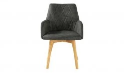 Woodford Polsterstuhl mit Armlehne Bristol | Grau (Dunkelgrau) Eiche -Stuhle Geschaft 15303937 8 202203211234