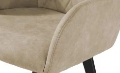 Woodford Polsterstuhl mit Armlehne Bristol | Sand (Beige) Schwarz -Stuhle Geschaft 15303938 8 202203211234