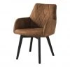 Woodford Polsterstuhl mit Armlehne Bristol | Cognac (Braun) Schwarz -Stuhle Geschaft 15303939 3 202203211234