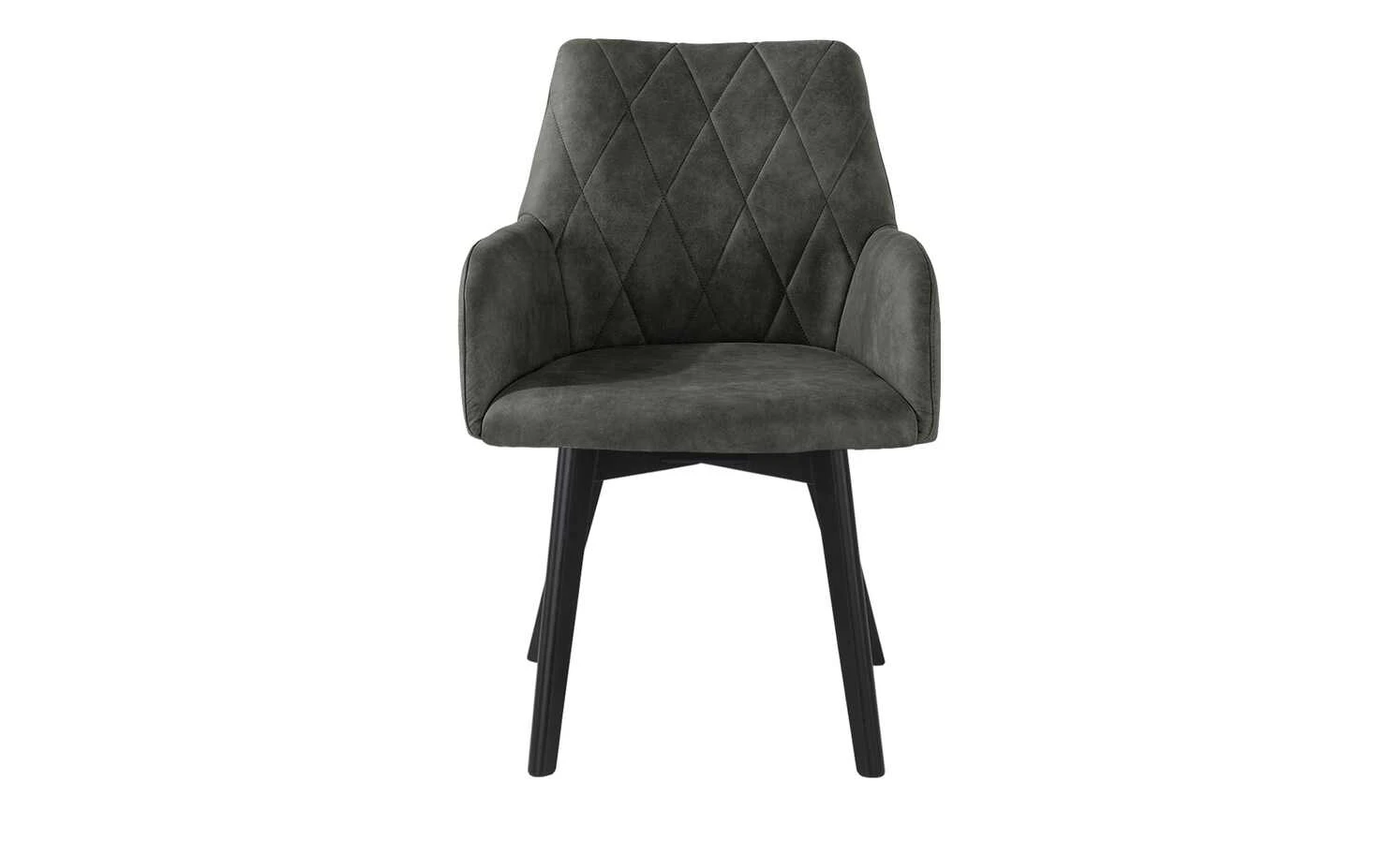 Woodford Polsterstuhl mit Armlehne Bristol | Grau (Dunkelgrau) Schwarz 5 Woodford Polsterstuhl mit Armlehne Bristol | Grau (Dunkelgrau) Schwarz – Bild 3