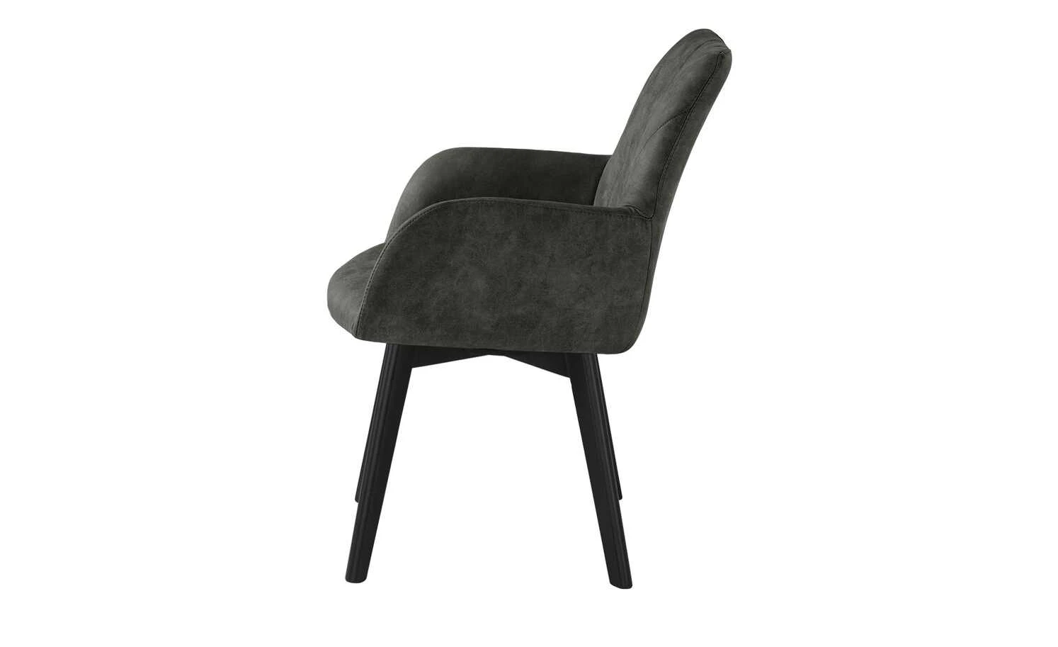 Woodford Polsterstuhl mit Armlehne Bristol | Grau (Dunkelgrau) Schwarz 6 Woodford Polsterstuhl mit Armlehne Bristol | Grau (Dunkelgrau) Schwarz – Bild 4