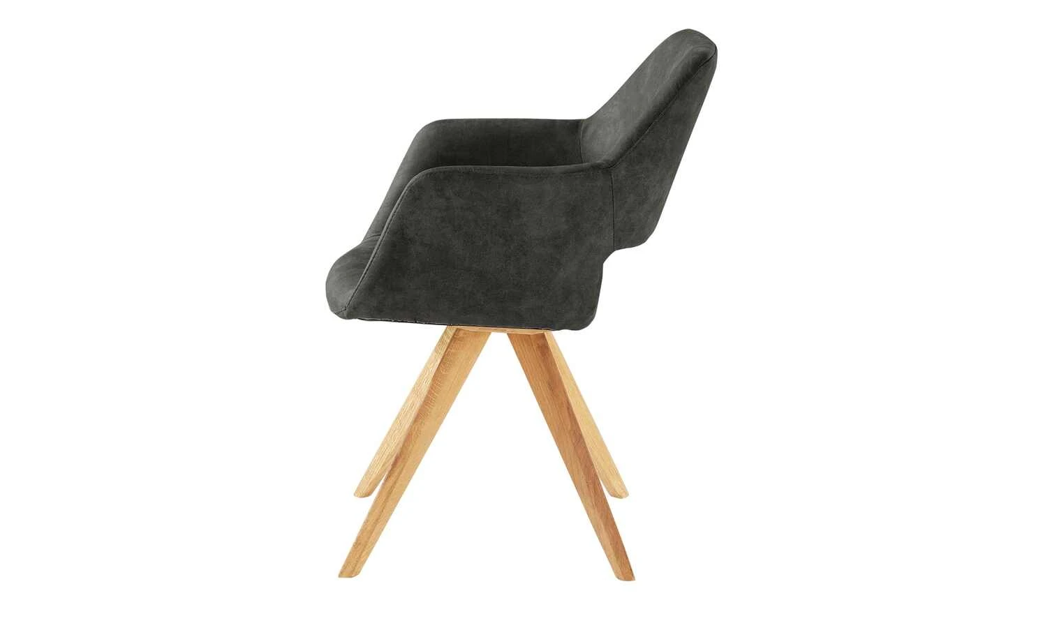 Woodford Polsterstuhl mit Armlehne Berlin | Grau (Dunkelgrau) Eiche Nein 7 Woodford Polsterstuhl mit Armlehne Berlin | Grau (Dunkelgrau) Eiche Nein – Bild 5
