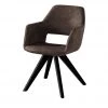 Woodford Polsterstuhl mit Armlehne Berlin | Braun (Dunkelbraun) Schwarz Nein -Stuhle Geschaft 15303950 2 202203182232