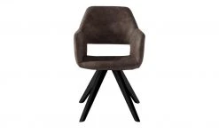 Woodford Polsterstuhl mit Armlehne Berlin | Braun (Dunkelbraun) Schwarz Nein -Stuhle Geschaft 15303950 7 202203182232