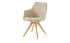 Woodford Polsterstuhl mit Armlehne Helsinki | Creme Nein Eiche