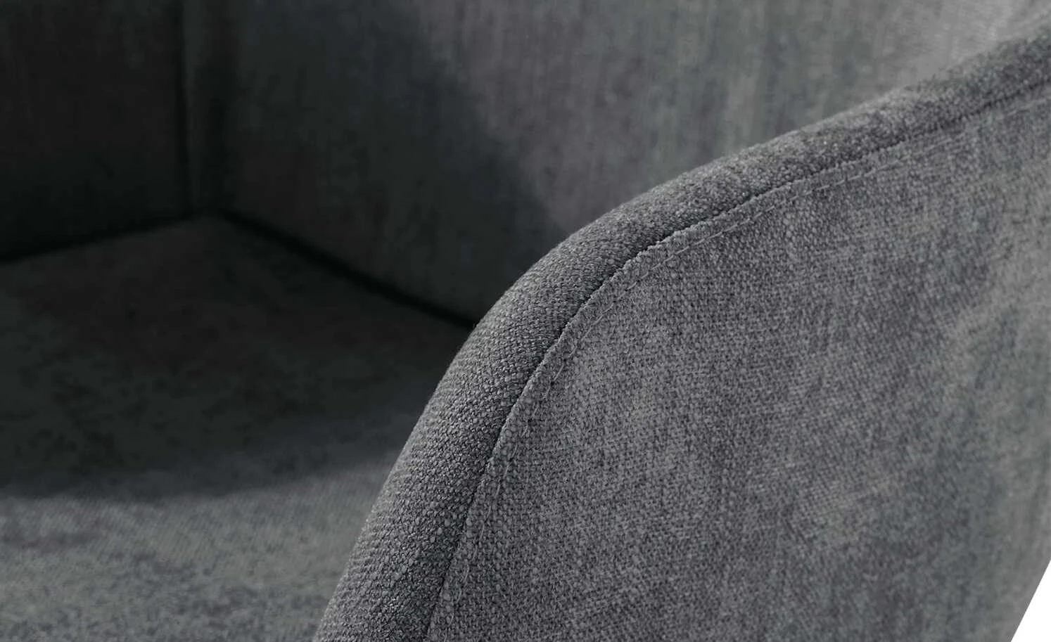 Woodford Polsterstuhl mit Armlehne Helsinki | Schwarz Nein Eiche 8 Woodford Polsterstuhl mit Armlehne Helsinki | Schwarz Nein Eiche – Bild 6