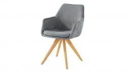 Woodford Polsterstuhl mit Armlehne Helsinki | Grau Nein Eiche