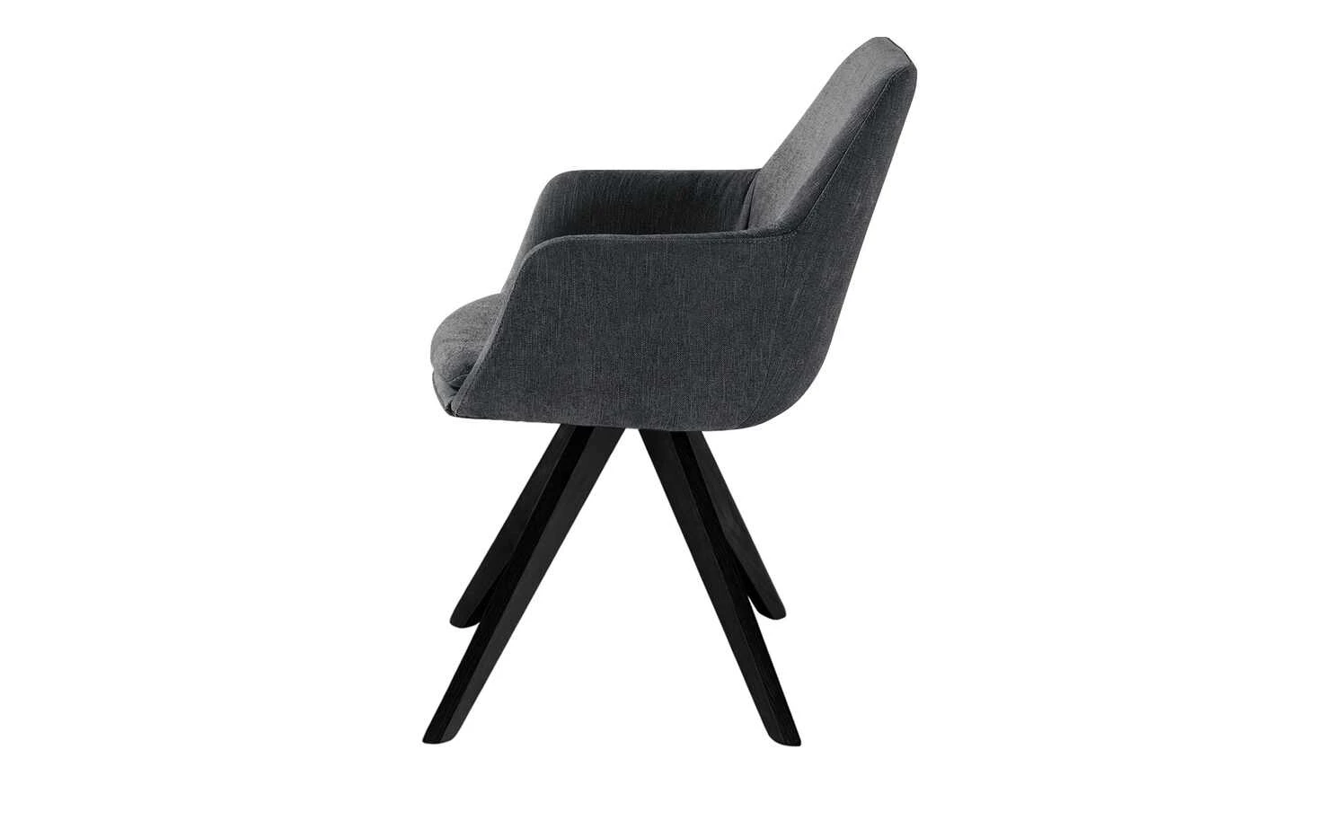 Woodford Polsterstuhl mit Armlehne Helsinki | Schwarz Nein Schwarz 10 Woodford Polsterstuhl mit Armlehne Helsinki | Schwarz Nein Schwarz – Bild 8