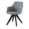 Woodford Polsterstuhl mit Armlehne Helsinki | Grau Nein Schwarz 2 Woodford Polsterstuhl mit Armlehne Helsinki | Grau Nein Schwarz -Stuhle Geschaft 15303970 3 202203182232