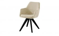 Woodford Polsterstuhl mit Armlehne Helsinki | Creme Ja Schwarz