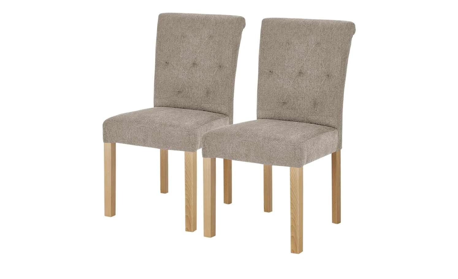 Woodford 2er Set Polsterstuhl Messena | Cappuccino (Hellbraun) Buche 4 Woodford 2er Set Polsterstuhl Messena | Cappuccino (Hellbraun) Buche – Bild 2