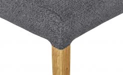 Woodford 2er Set Polsterstuhl Mako | Webstoff grob Anthrazit Eiche geölt -Stuhle Geschaft 15304095 2 202204292232