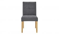 Woodford 2er Set Polsterstuhl Mako | Webstoff grob Anthrazit Eiche geölt -Stuhle Geschaft 15304095 6 202204292232