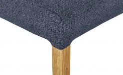 Woodford 2er Set Polsterstuhl Mako | Webstoff grob Nachtblau Eiche geölt -Stuhle Geschaft 15304101 2 202205021317